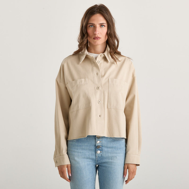 Weekend Maxmara giacca sahariana in denim beige