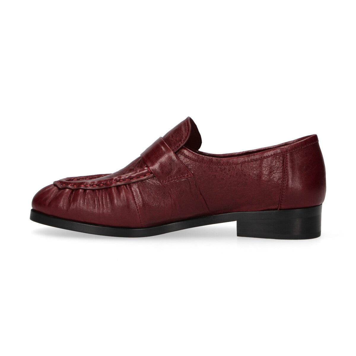 Massimo Santini mocassino Angelica in pelle bordeaux