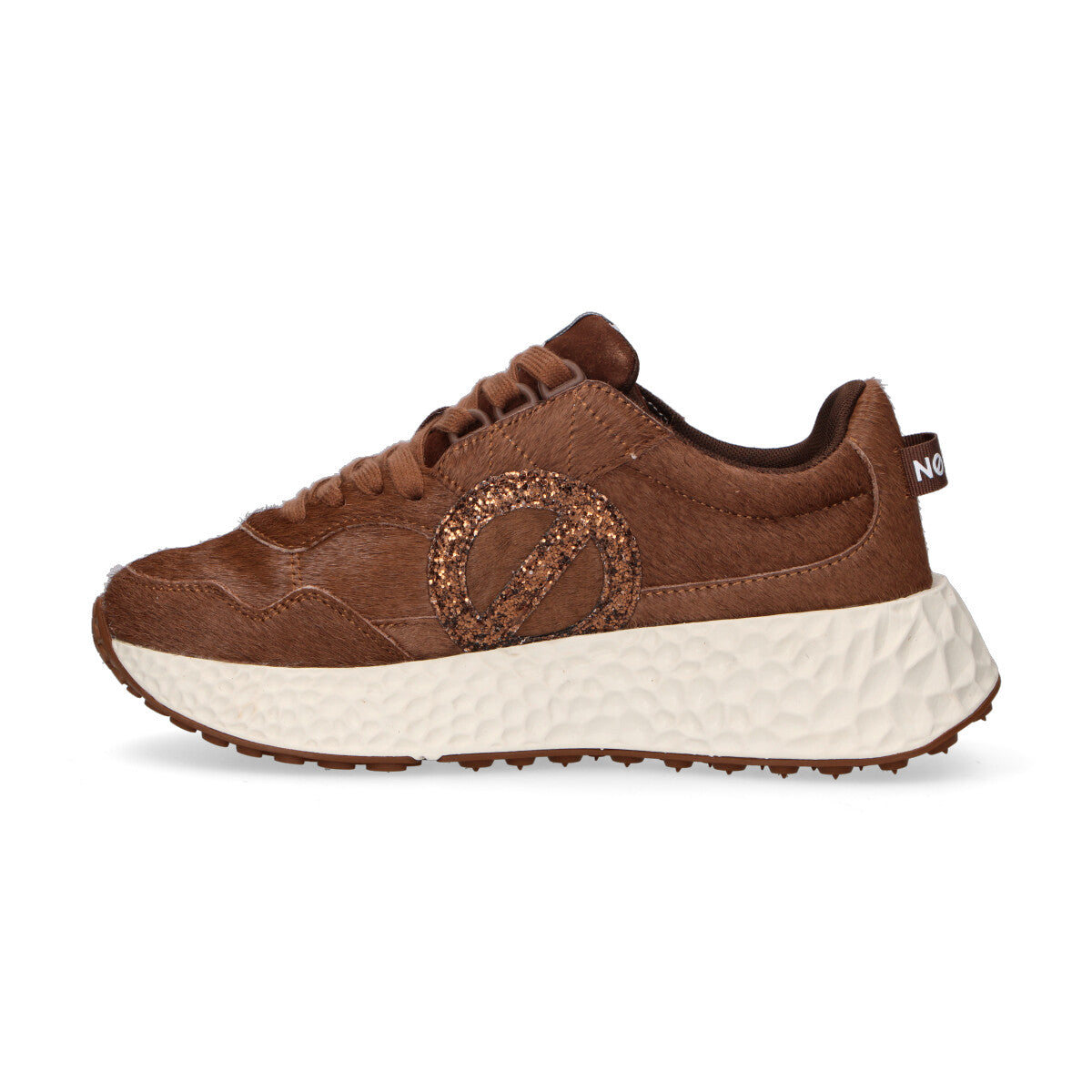 No Name sneaker Carter Jogger in cavallino marrone