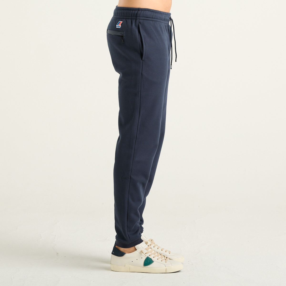 K-Way Philbert Brushed Pantalone Jogger Uomo Blu Scuro