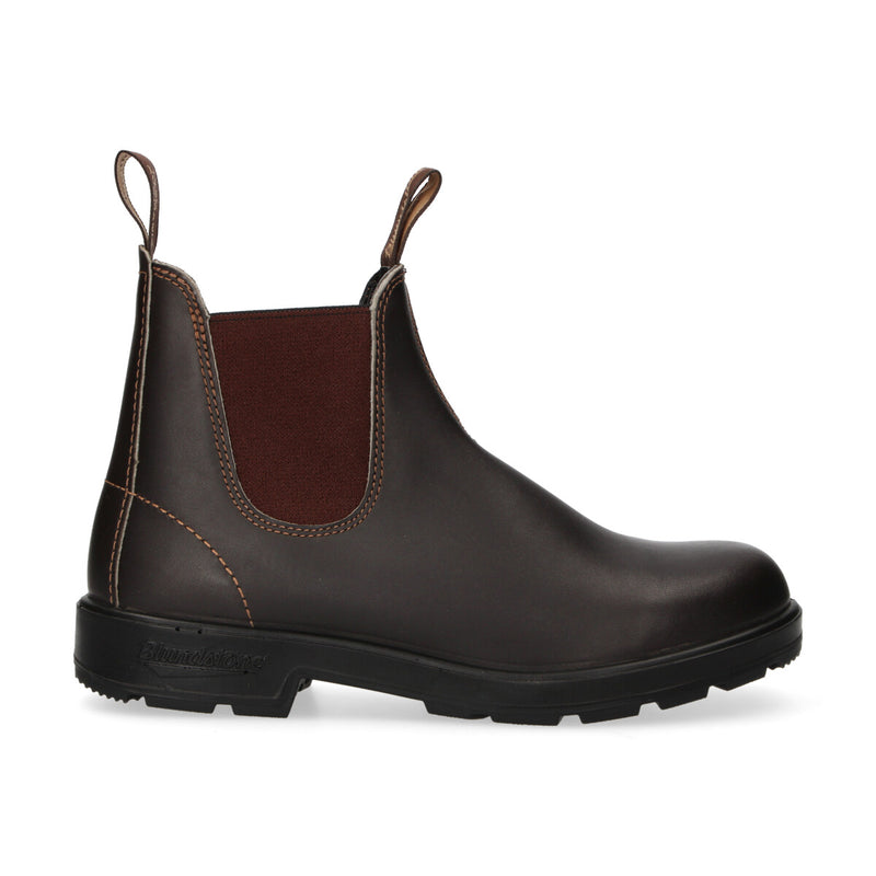 Blundstone beatles con elastici in pelle testa di moro