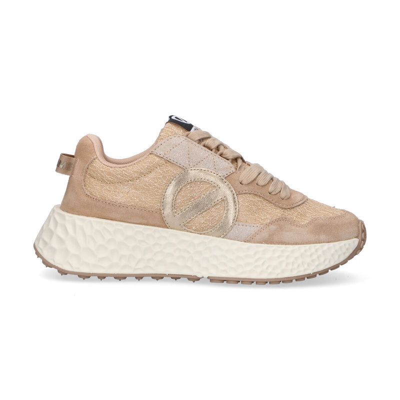 No Name sneaker Carter Jogger in tessuto beige
