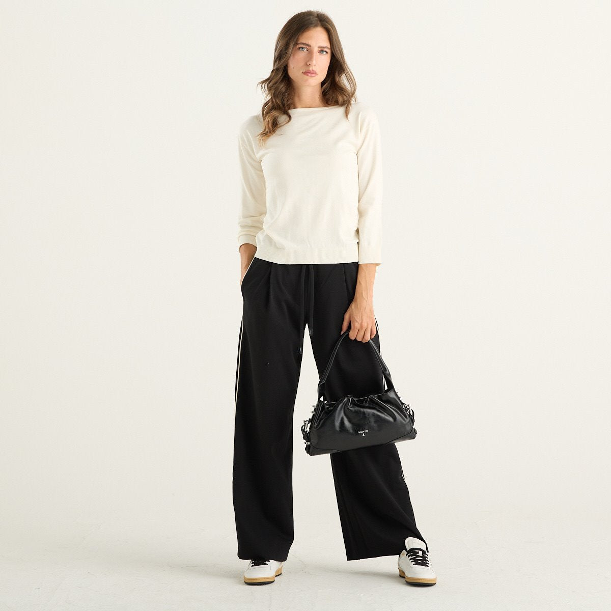 Weekend Max Mara maglia donna Stecca in viscosa avorio