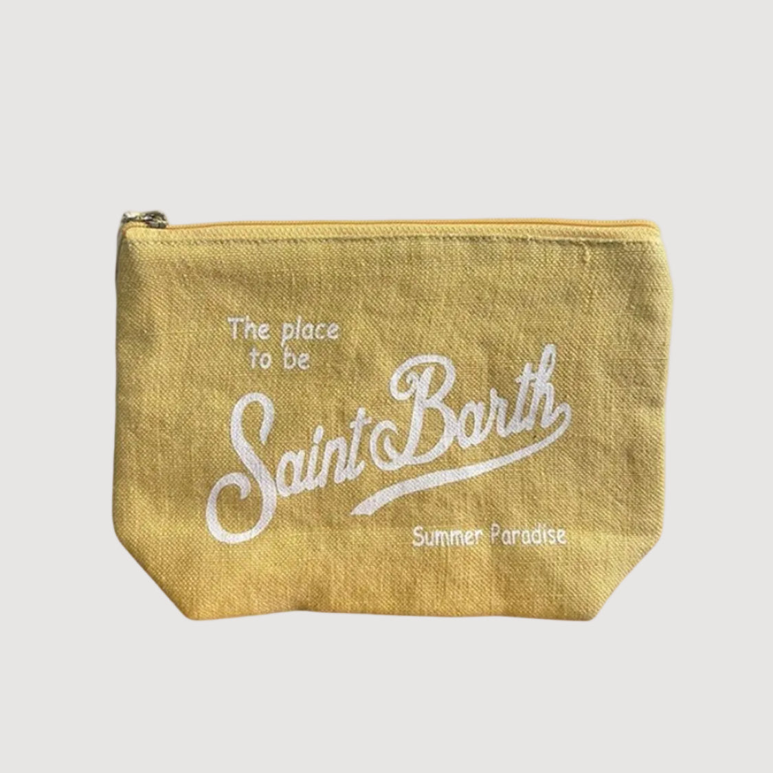 Mc2 Saint Barth pochette Aline lino light yellow