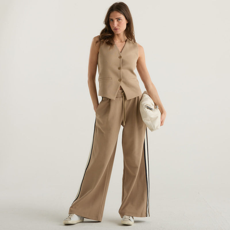 Weekend MaxMara gilet in jersey beige