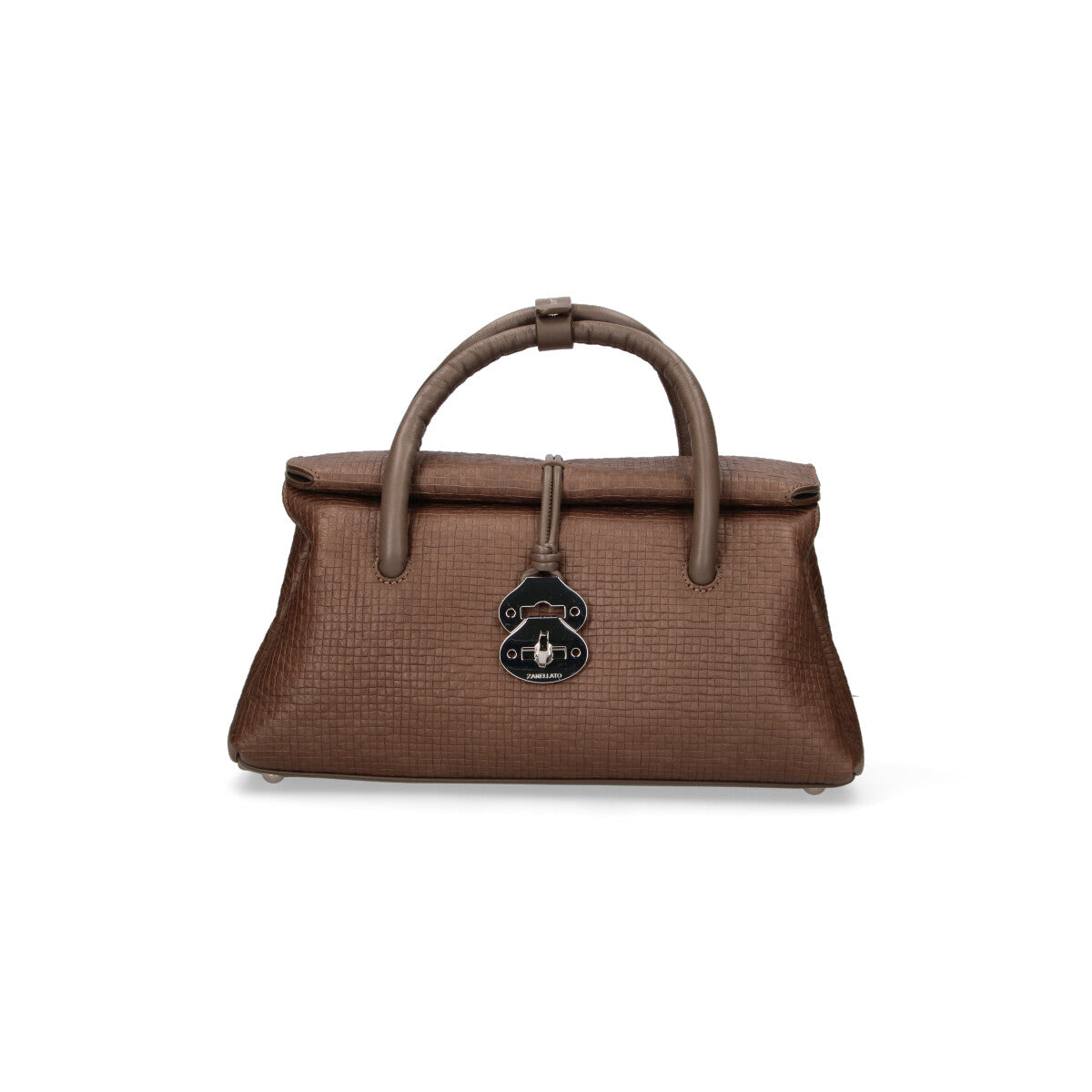 Zanellato borsa Dotta Cestaia small grey ostia antica