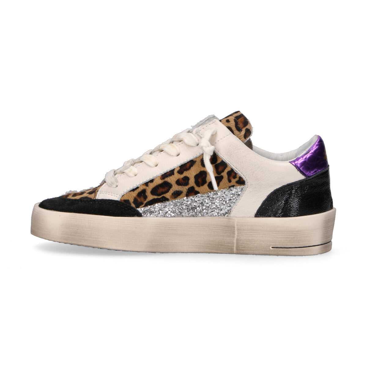 4B12 sneaker Kyle in cavallino maculato