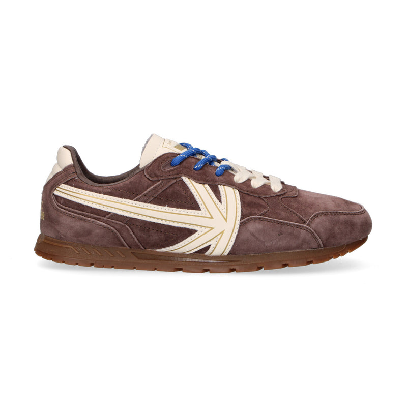 Kaotiko sneaker Seattle in camoscio testa di moro