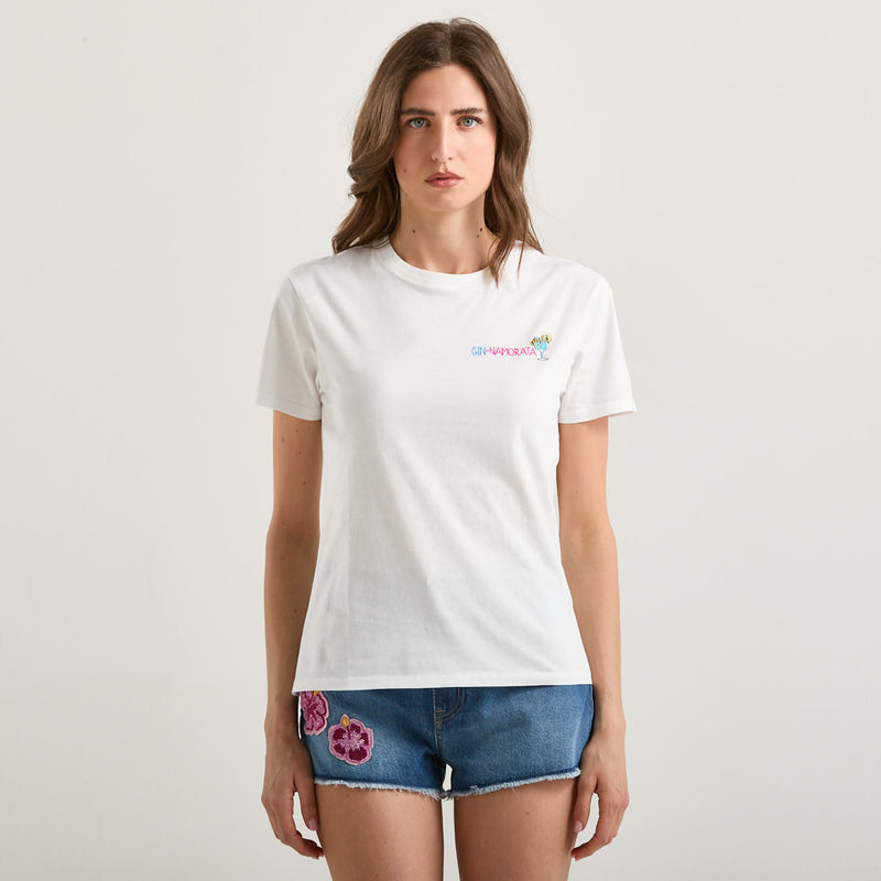 Mc2 Saint Barth t-shirt ginnamorata bianca