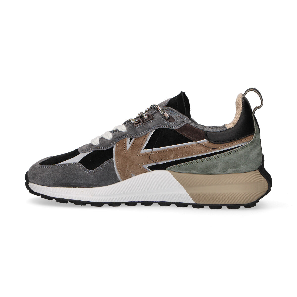 Kaotiko sneaker Vancouver in camoscio grigio