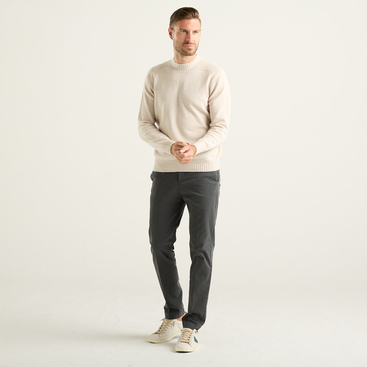 PT Torino Master Pantalone Slim Uomo Grigio Antracite