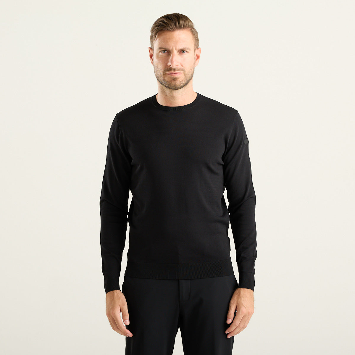 RRD Maxell Round Knit Maglione Uomo Nero