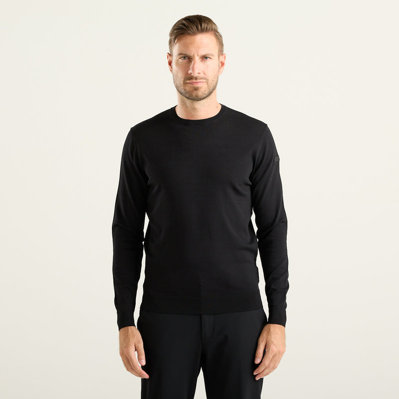 RRD Maxell Round Knit Maglione Uomo Nero