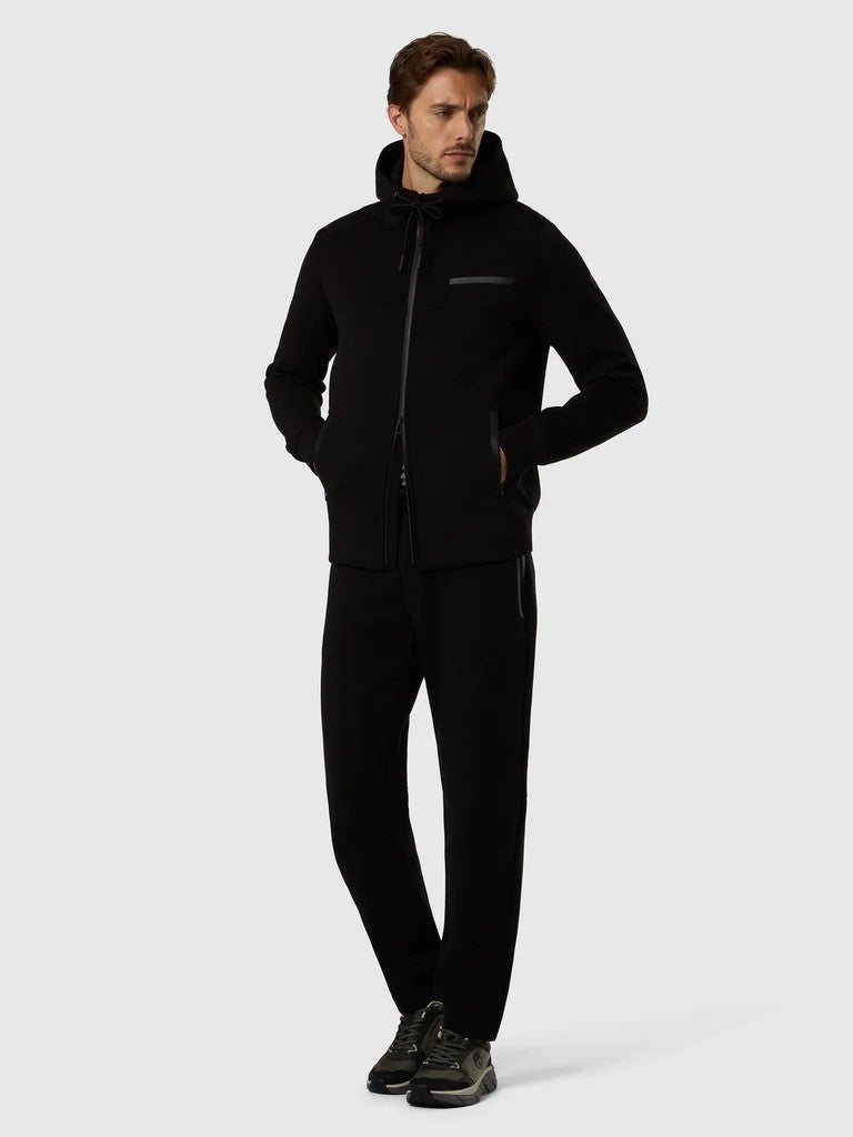 North Sails pantaloni della tuta scuba con tasche con zip neri