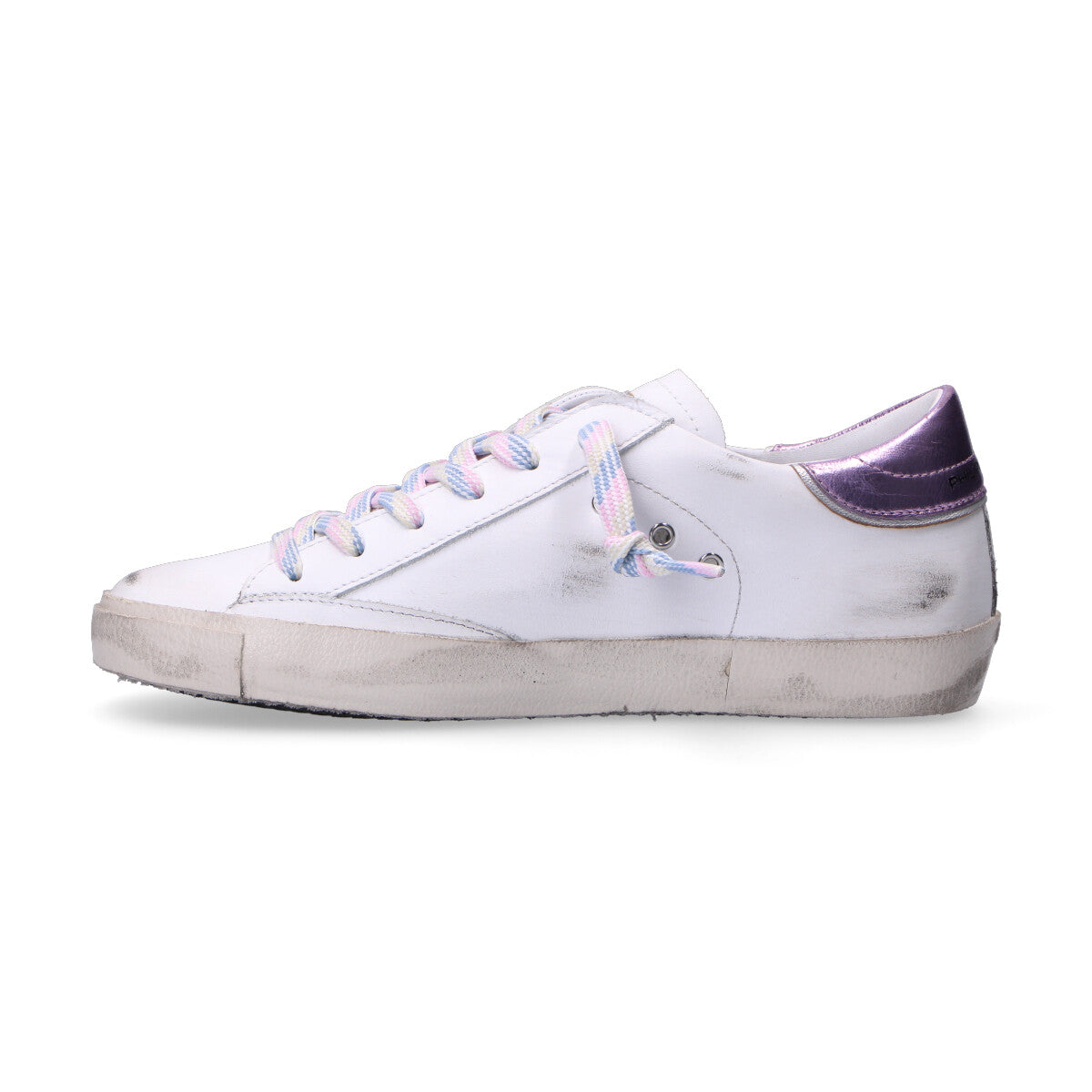 Philippe Model sneaker prsx veau metal bianca