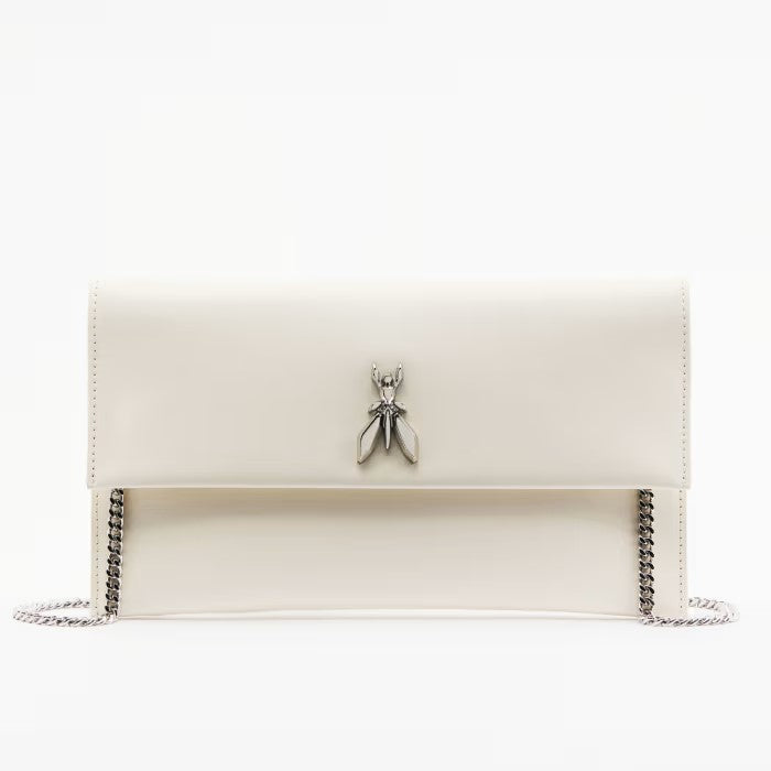 Patrizia Pepe pochette Fly panna