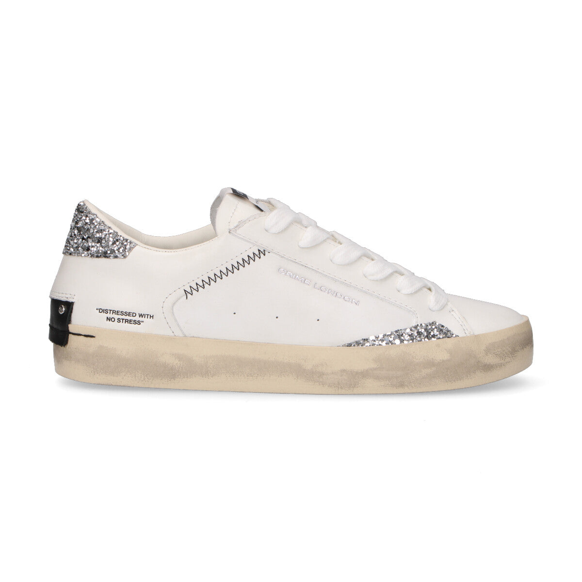 Crime London sneaker Distressed spring frost