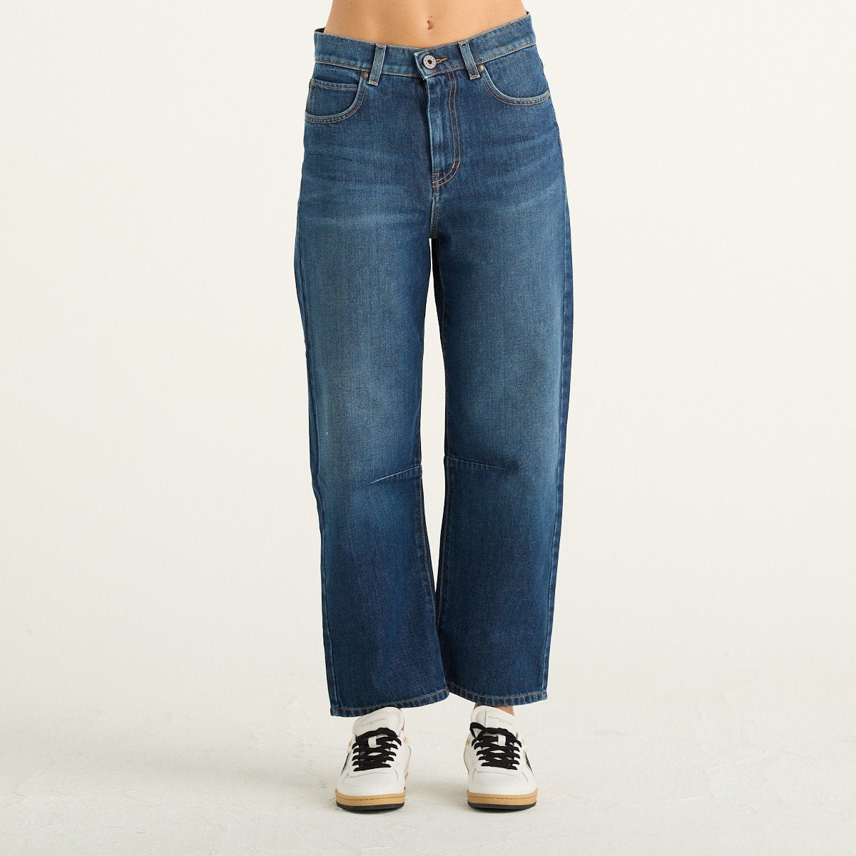 Weekend Max Mara jeans donna Caduca barrel fit blu denim