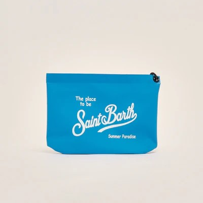 Mc2 Saint Barth pochette Aline Aqua azzurra