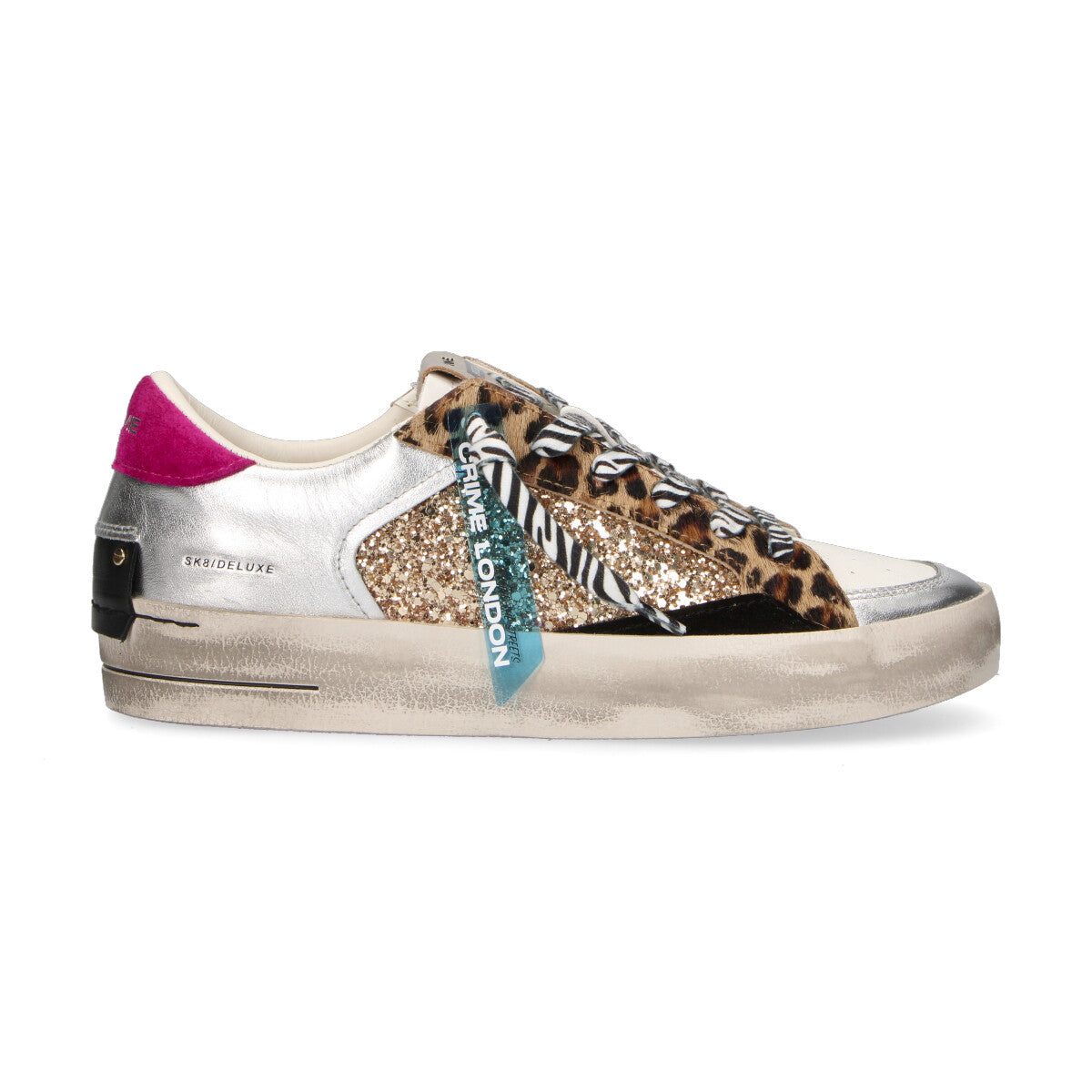 Crime London sneaker Sk8 Deluxe Electric Safari