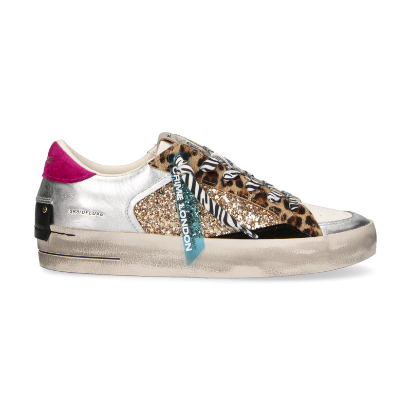 Crime London sneaker Sk8 Deluxe Electric Safari