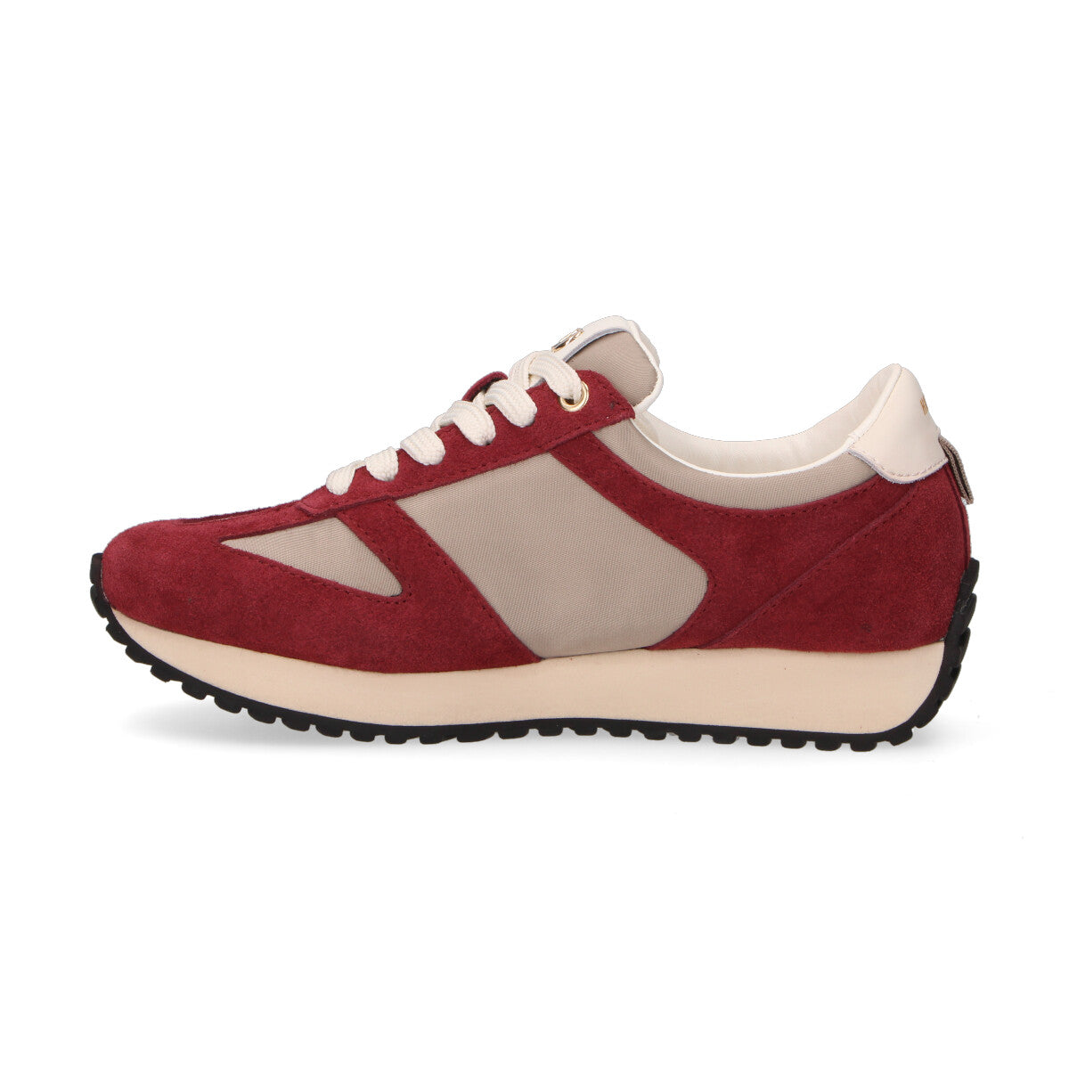Hide & Jack sneaker Roma in camoscio bordeaux