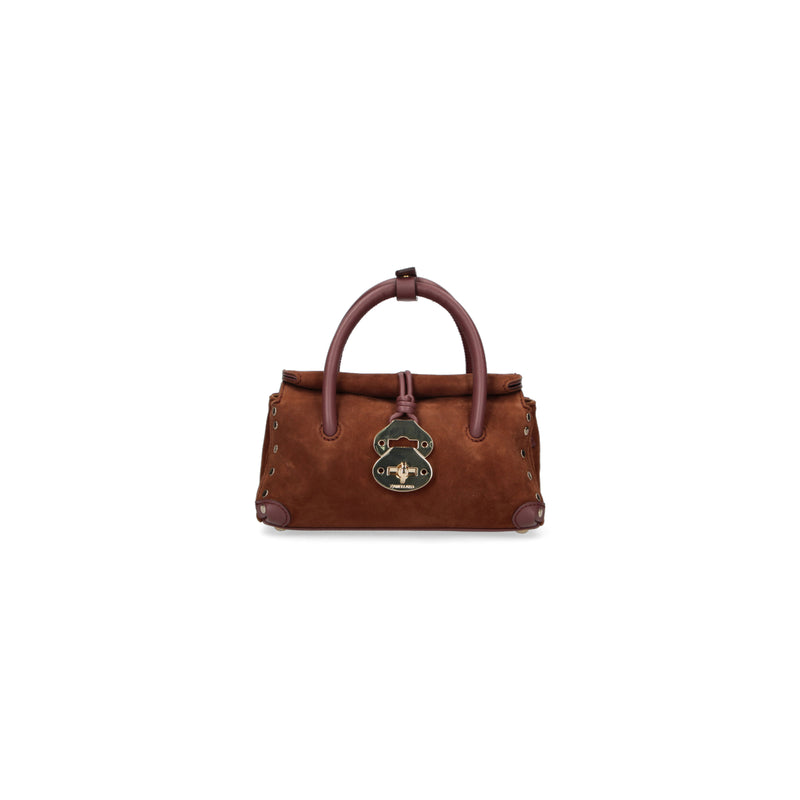 Zanellato borsa Dotta baby Zashmere brown legno di noce