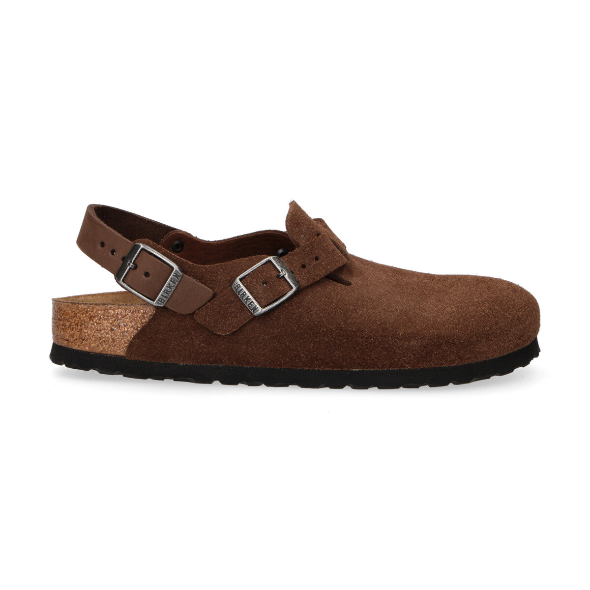 Birkenstock sandalo Tokio in pelle scamosciata testa di moro