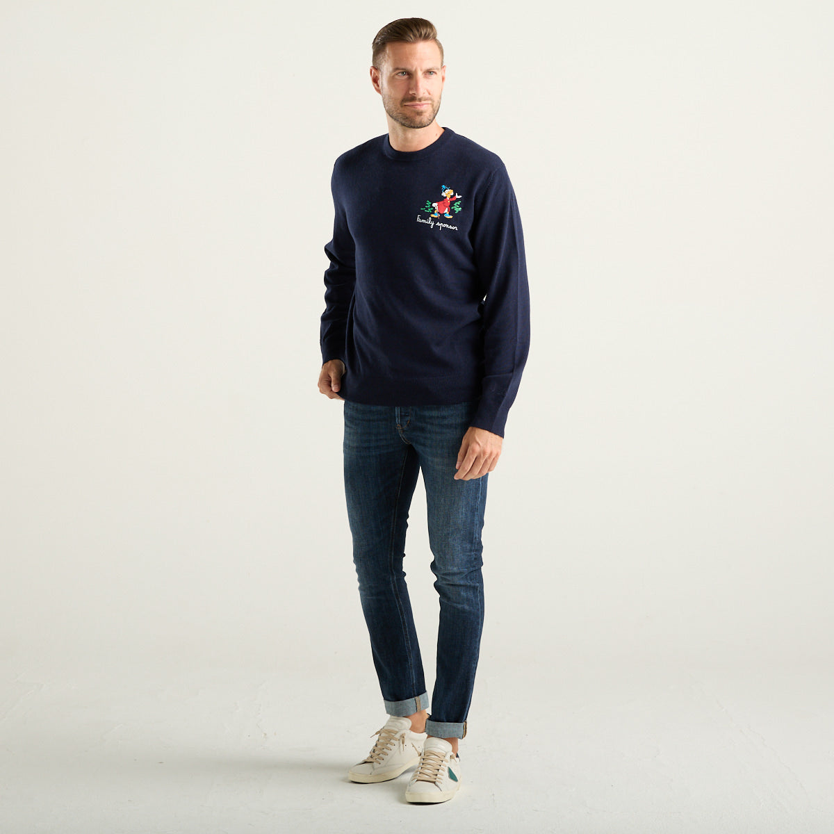 MC2 Saint Barth Heron Light Maglione Uomo Blu Family Person