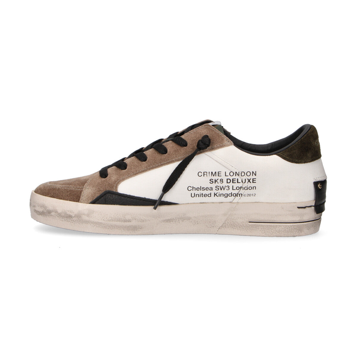 Crime London sneaker Sk8 Deluxe Green Army