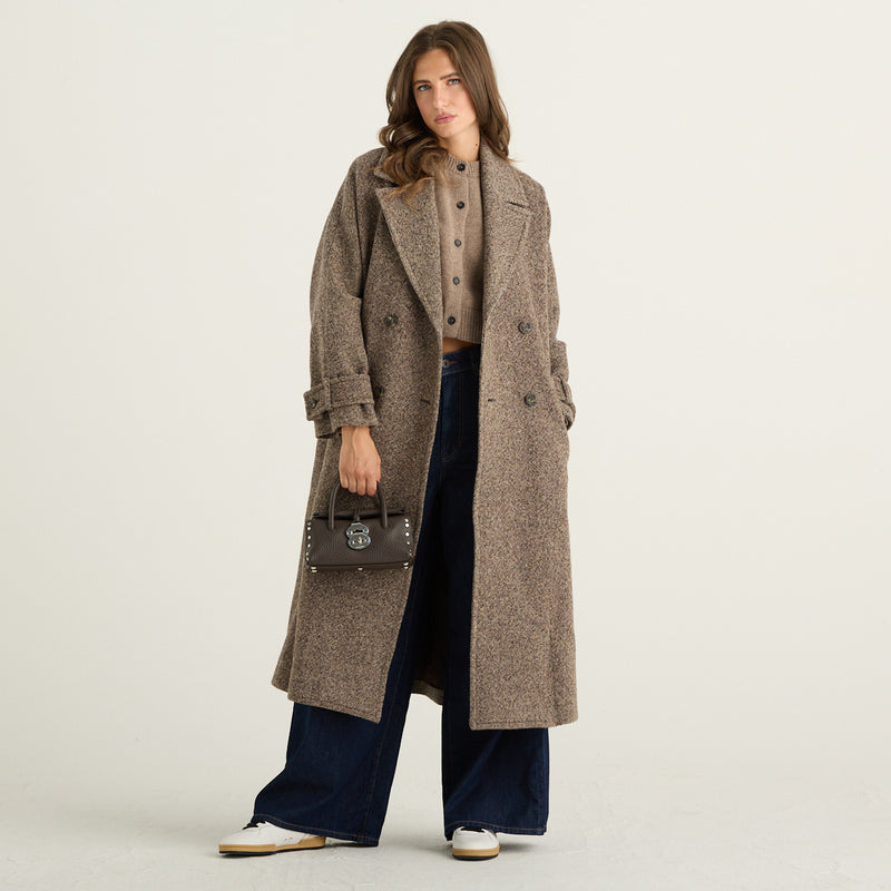 Cappotto Donna Marrone Weekend Max Mara Tema