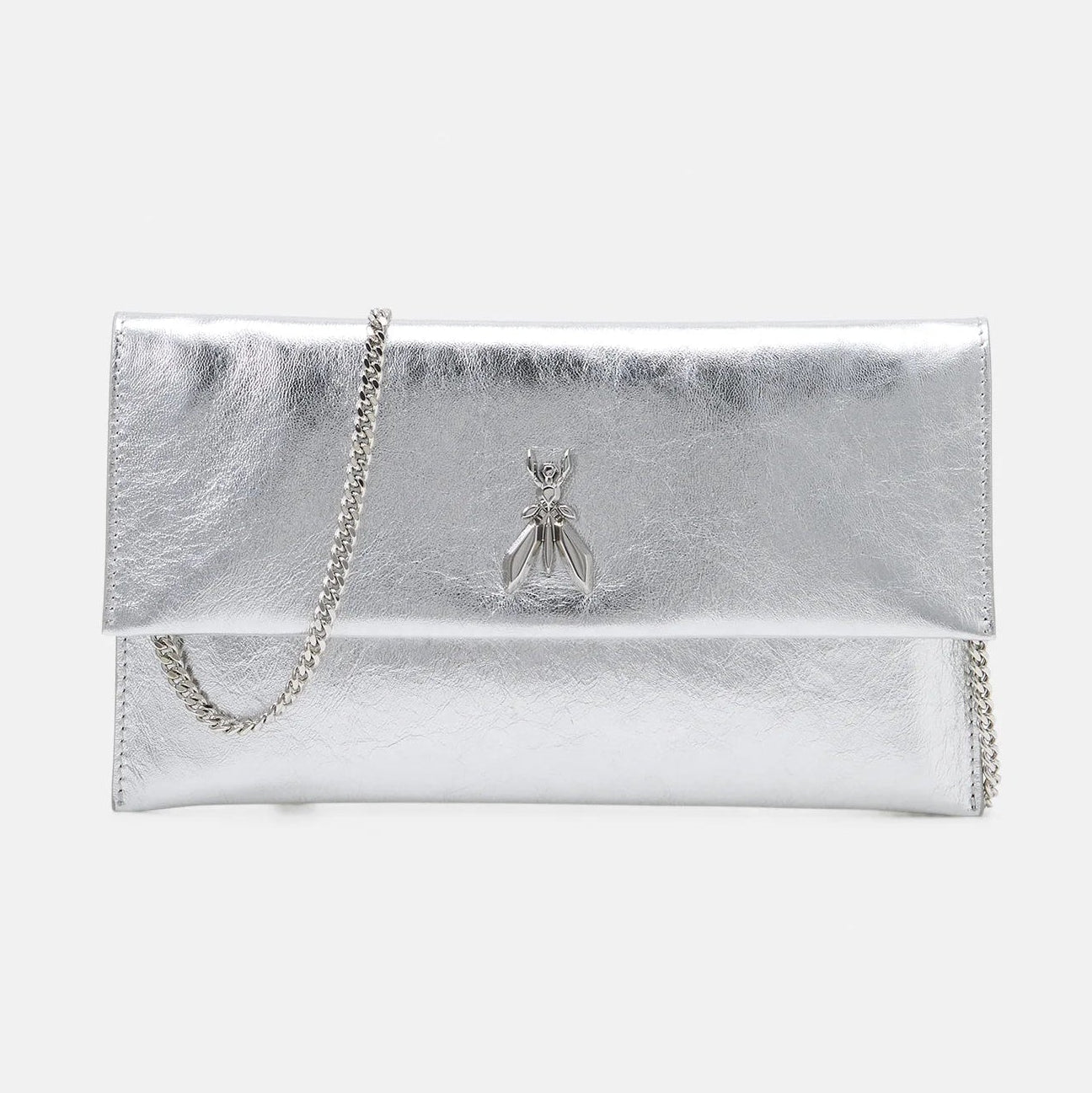 Patrizia Pepe pochette tracolla staccabile argen