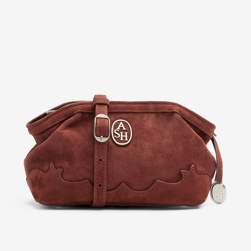 Ash borsa july texas in camoscio marrone