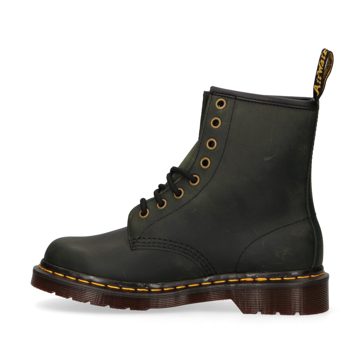 Dr.Martens anfibio Crazy Horse 1460 in pelle verde