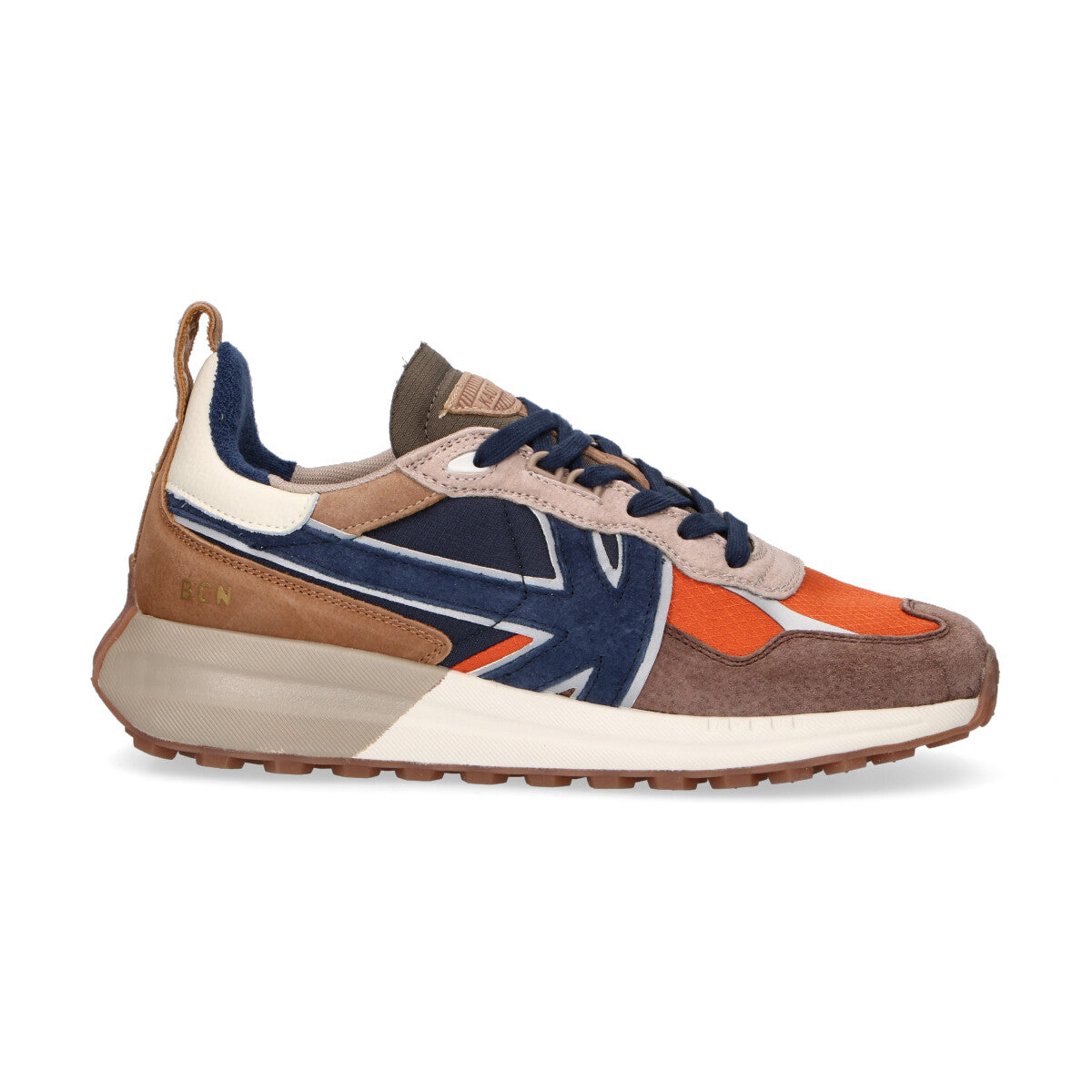 Kaotiko sneaker Vancouver in nyln arancio blu