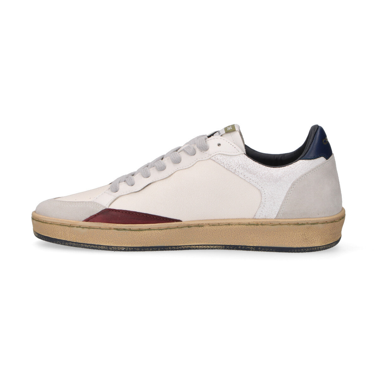 Crime London sneaker Chelsea in pelle panna