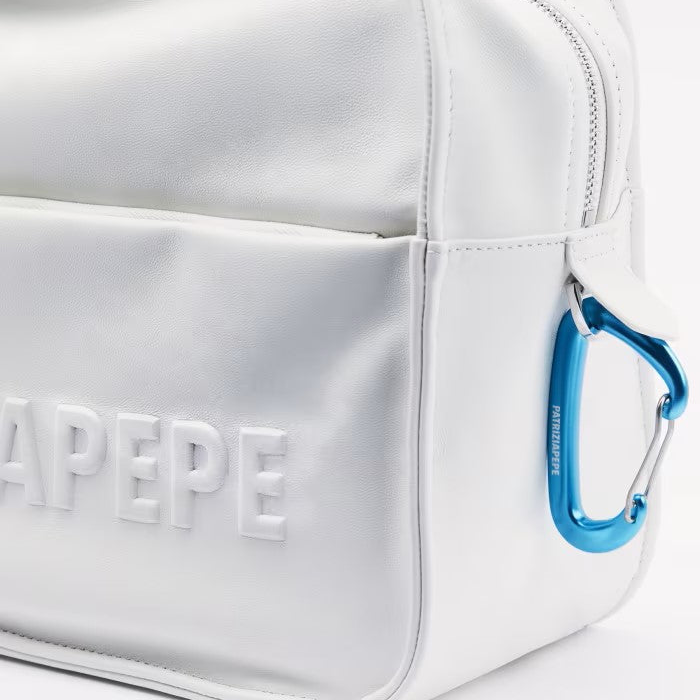 Patrizia Pepe borsa Shopping (IM)perfection in pelle bianco