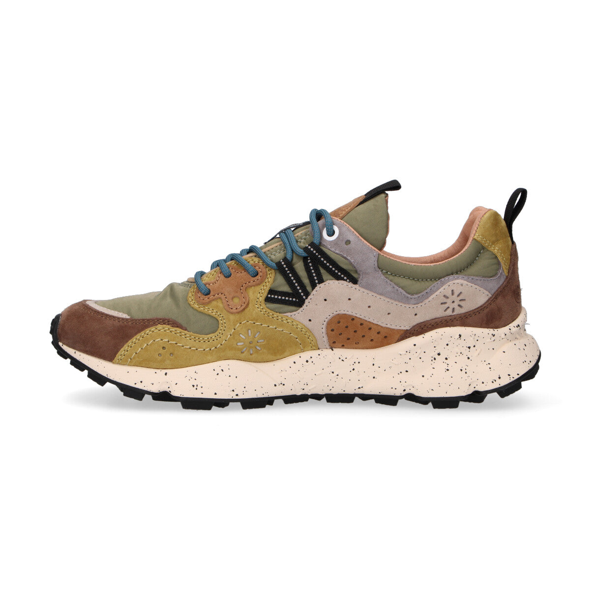 Flower Mountain sneaker Yamano 3 verde marrone