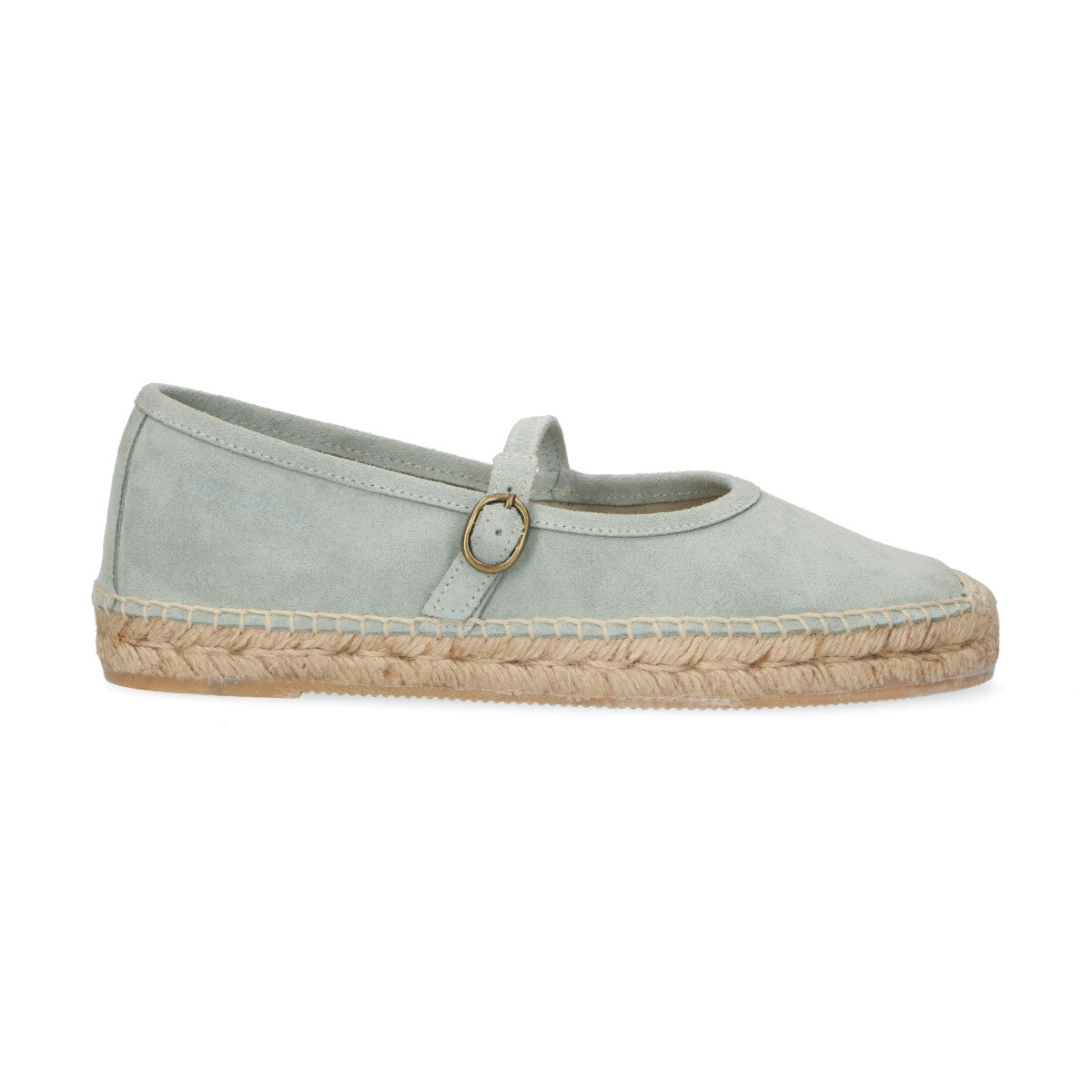 Woolrich ballerina in camoscio azzurra