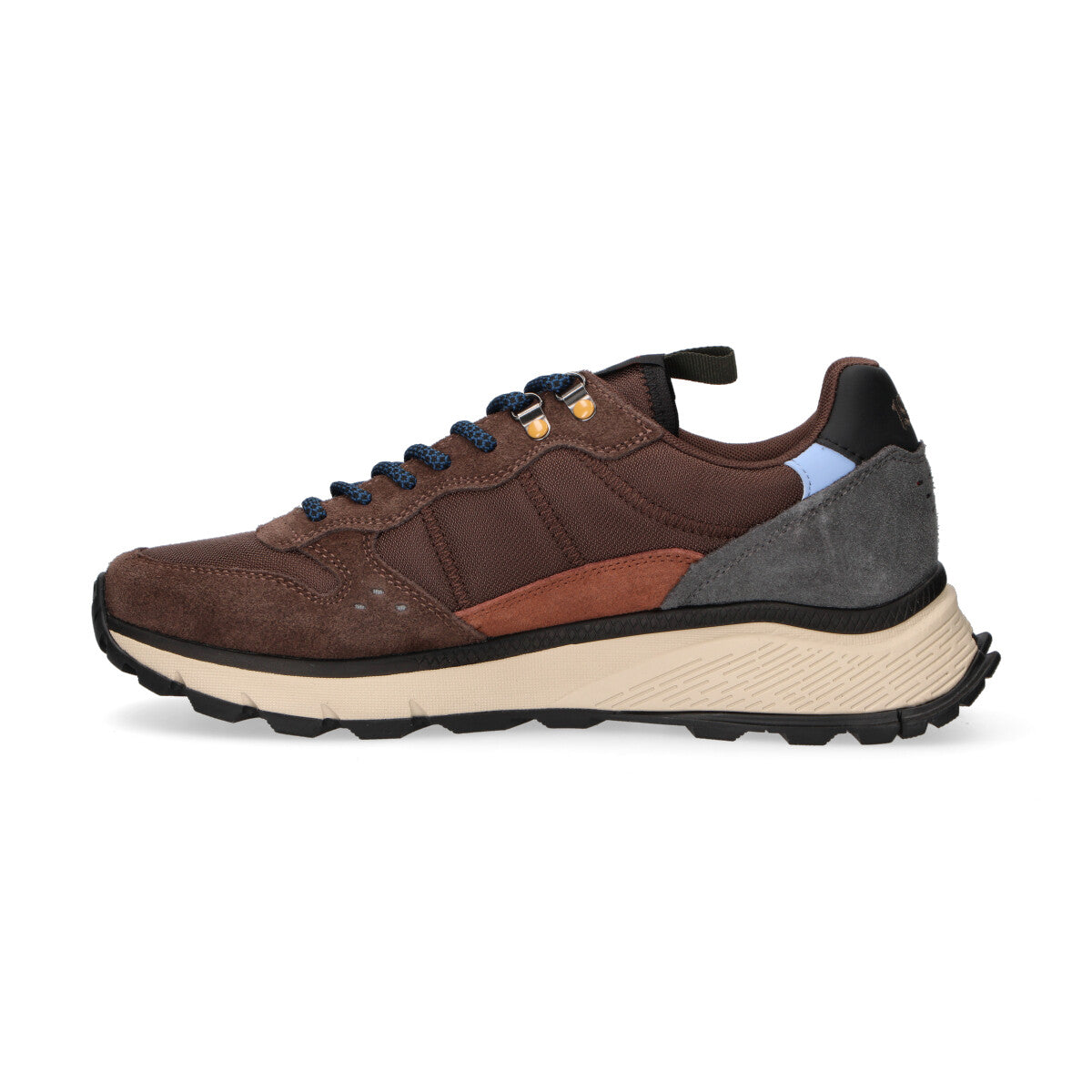 Sun68 sneaker Fire & Camping in nylon marrone