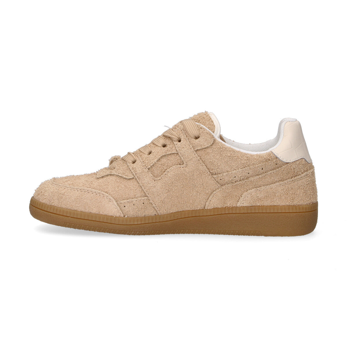 Hide & Jack sneaker Shaggy in camoscio beige