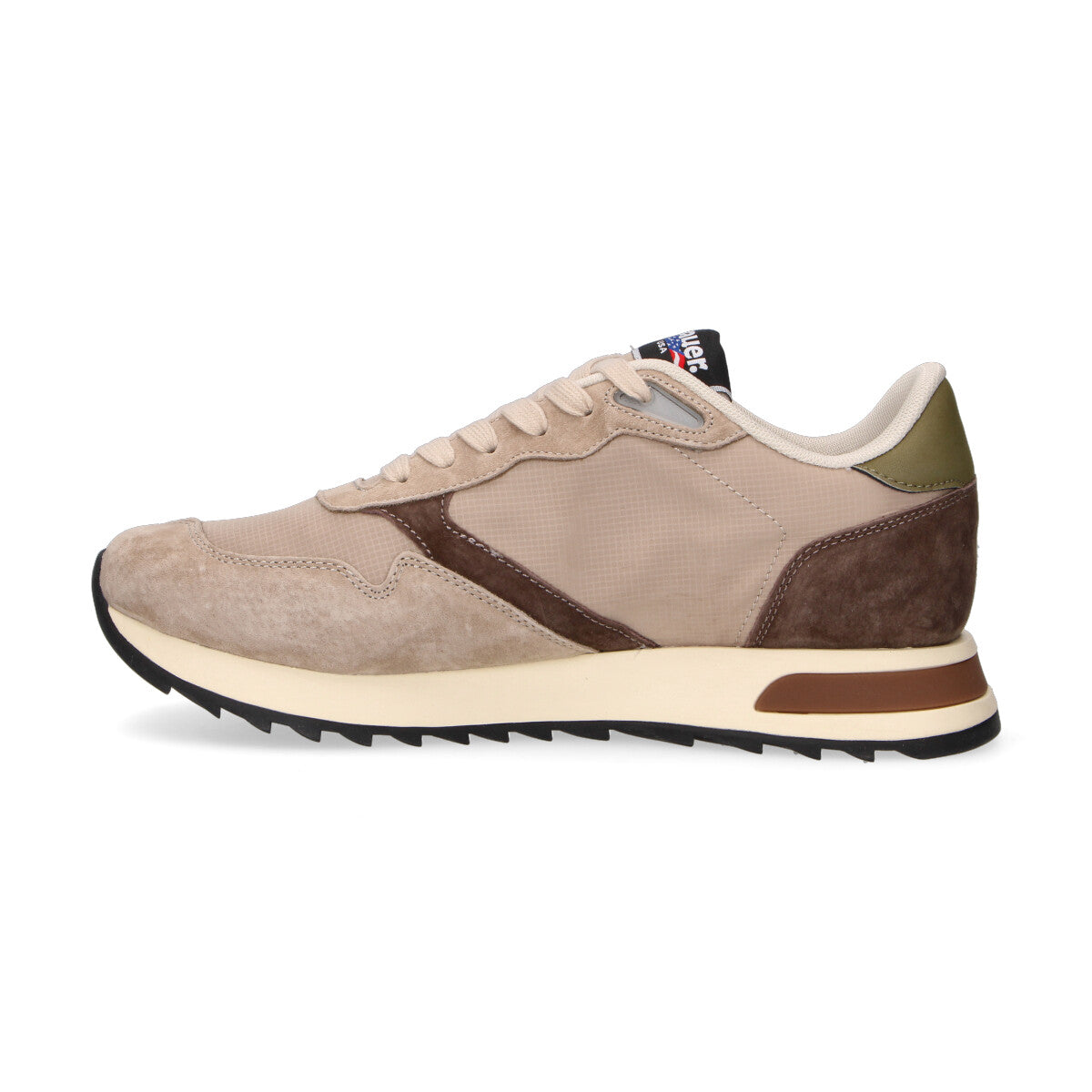 Blauer sneaker Ryder in nylon beige