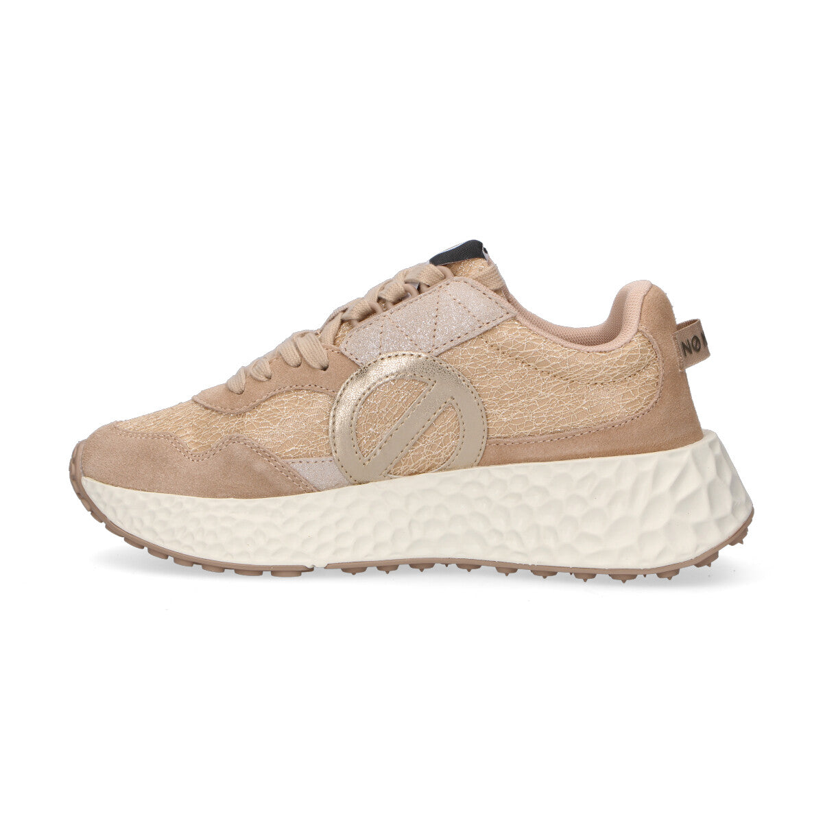 No Name sneaker Carter Jogger in tessuto beige
