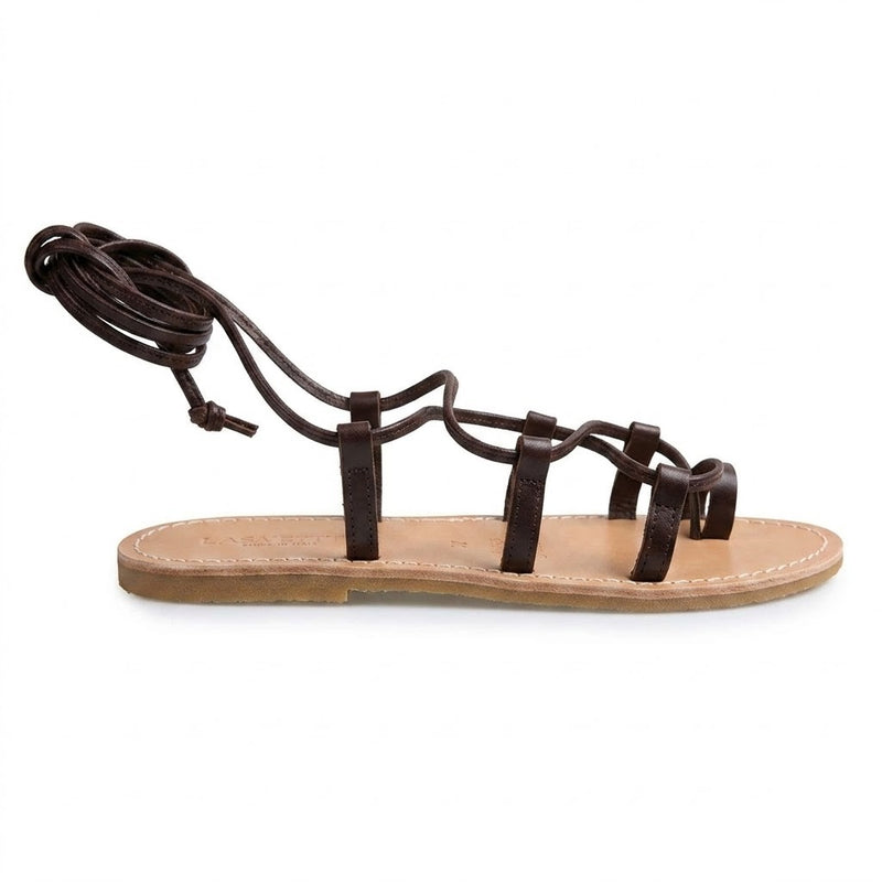 LeSalentine sandalo alla schiava Athena in pelle tdm