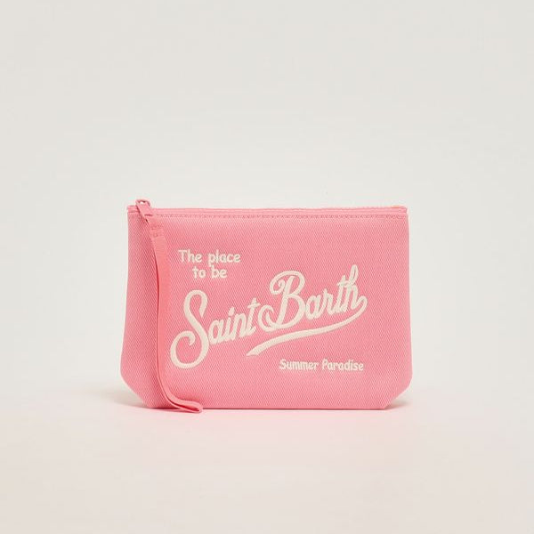 Mc2 Saint Barth pochette Aline denim rosa