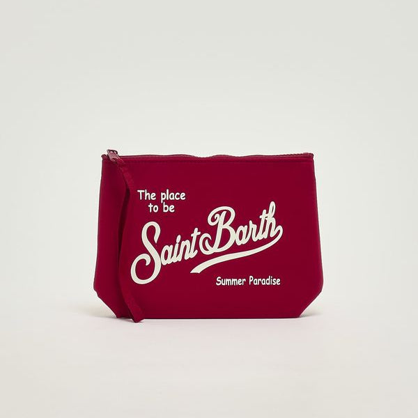 Mc2 Saint Barth pochette Aline nylon bordeaux