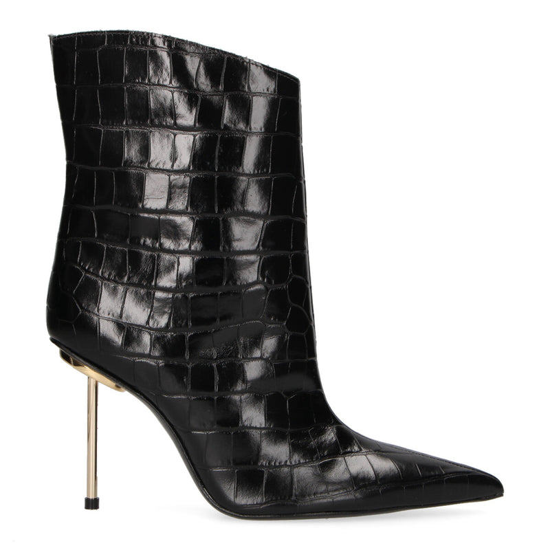 Schutz tronchetto Francesca in cocco nero