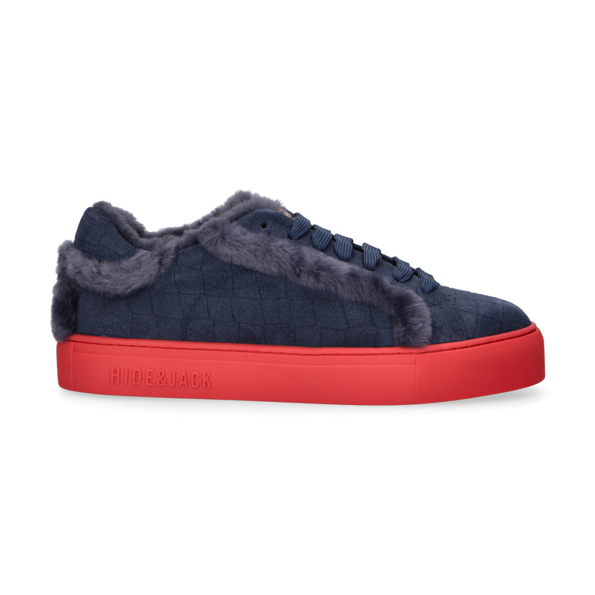 Hide & Jack sneaker Essence in camoscio blu