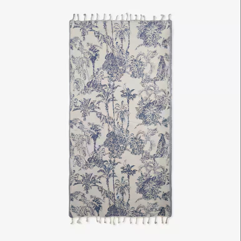 Mc2 Saint Barth telo mare Jungle Oceania grigio blu