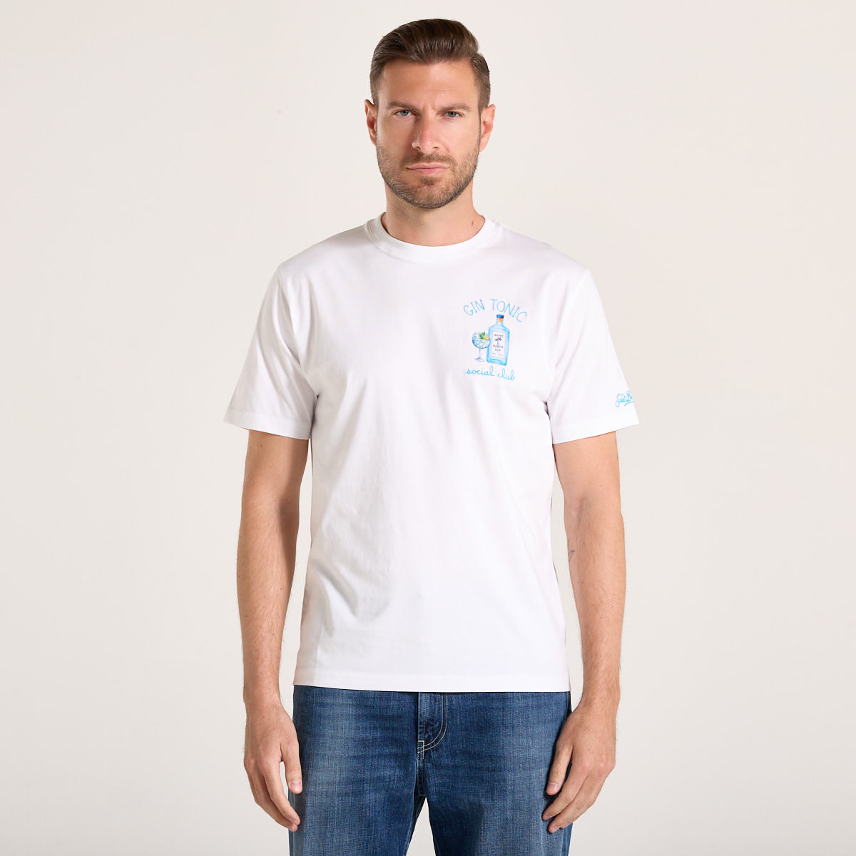 Mc2 Saint Barth t-shirt portofino social gin bianca